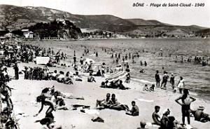 Bone - Plage de Saint-Cloud - 1949
